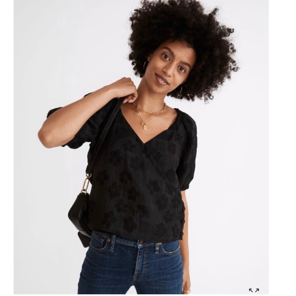 Madewell wrap blouse